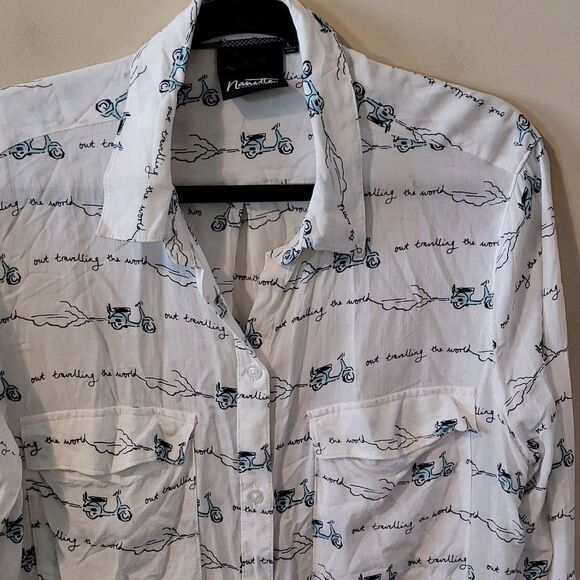 Adorable Nanette lepore travel the world 🌎  top large - Picture 3 of 6